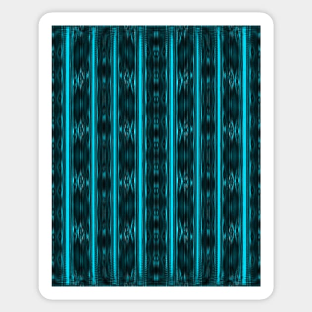 Aqua Stripes Sticker by ArtistsQuest